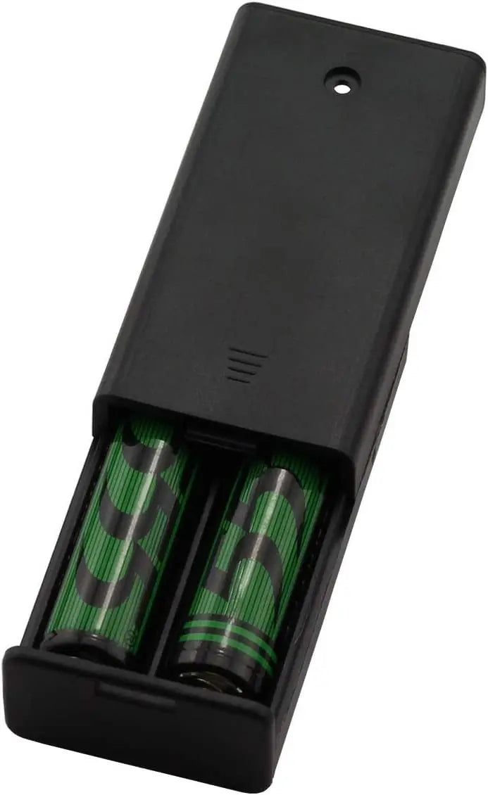 1/2/3/4 Slot AA Battery Holder,1.5V/3V/4.5V/6V AA Battery Box with Leads Wires ON/Off Switch and Screw Cap Case Back Cover