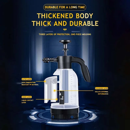 Car wash watering can Pet bath foam watering can for household car 2L spray watering can watering sprayer hand press sprayer