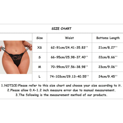 Panties For Women Plus Size Sexy Lingerie Lace Underwear G String Thongs Lingerie Bikini Lingerie For Ladies Ropa Interior