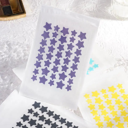 40pcs Colorful PE Pimple Patches Cute Star Shaped Pimple Cover Sticker Invisible Pimple Cover Removal Pimple Patch