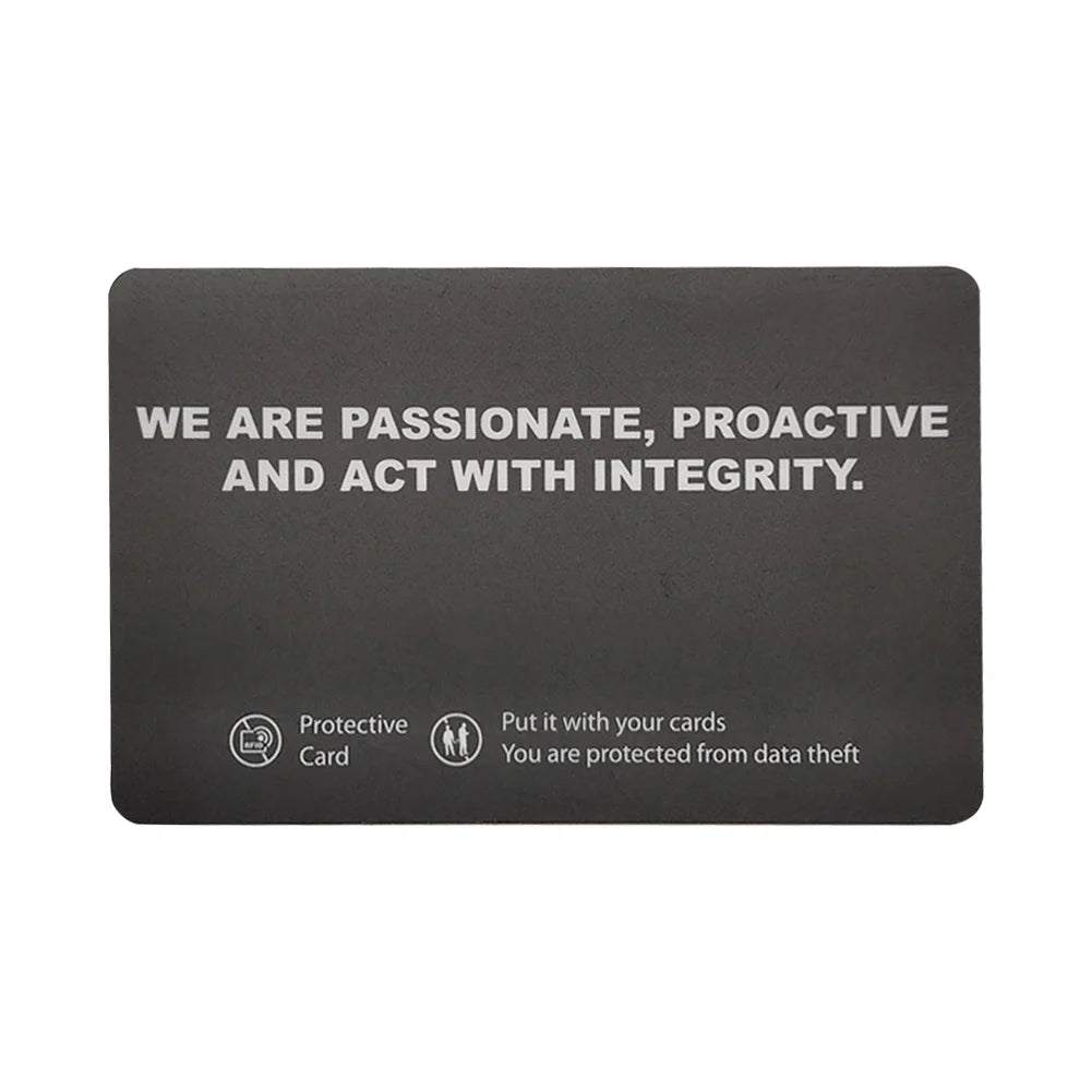 5/10PCS RFID Blocking Cards NFC Debit Credit Card Passport Protector Blocker Set Smart Anti-theft Design RFID Blocker