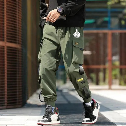 New Cargo Pants Men Streetwear Hip Hop Pants Mens Joggers Pants Casual  Ankle Men's Harem Joggers Cargo Pants