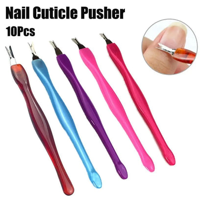 Nail Care Tool Cuticle Nipper Manicure Nail Art Nail Polish Removal Cuticle Remover Nail Cuticle Pusher Dead Skin Fork