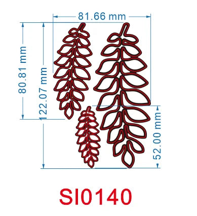 beautiful leaves cutting dies DIY scrapbook, embossed card, photo album decoration, handmade crafts