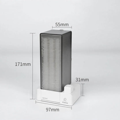 Automatic Cosmetic Makeup Cotton Box Press Type Cotton Pads Dispenser Wall Hanging Makeup Cotton Organizer Container Dispenser