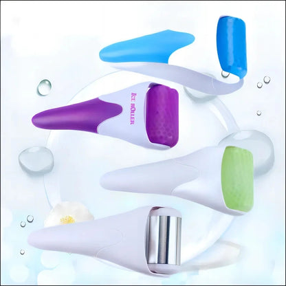 Rotating beauty ice roller is a cooling ice roller massager used for facial and body massage, which can remove wrinkles