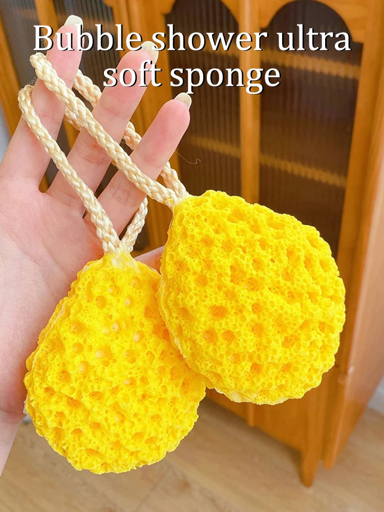Cheese Bath Ball Japanese Super Soft Lovely Sponge Bath Towel Ladies Children Bath Flower Bath Honeycomb Blister Bath Magic
