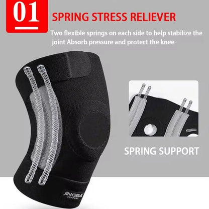 Elastic Adjustable Knee Pads Soft Anti-slip Fitness Knee Protector Breathable Comfortable Knee Brace Support Belt Volleyball