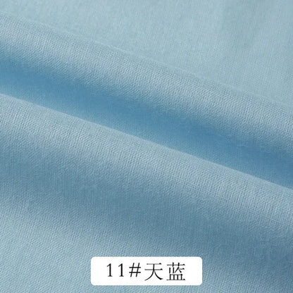 Cotton Summer Solid Color Clothing Lining Cloth White Cotton Dress Mesh Cotton Clothes Lining Fabric