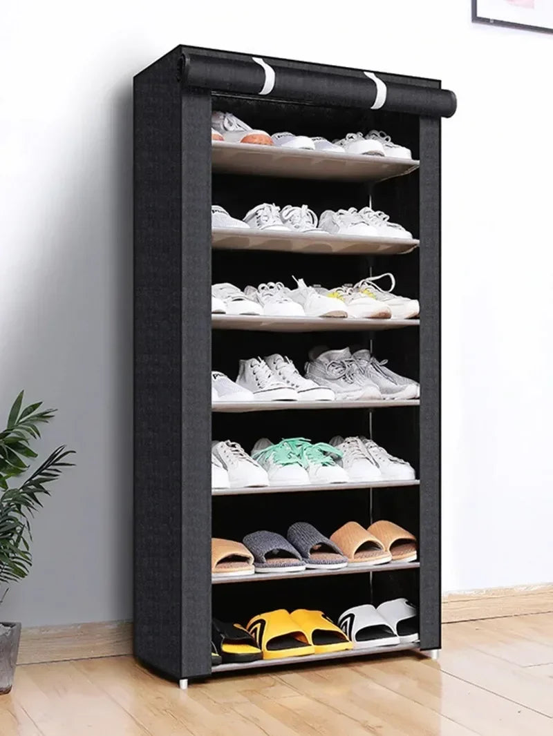 Multi-story dormitory simple cabinet home simple shoe rack space saving and economy new home dustproof shoe cabinet
