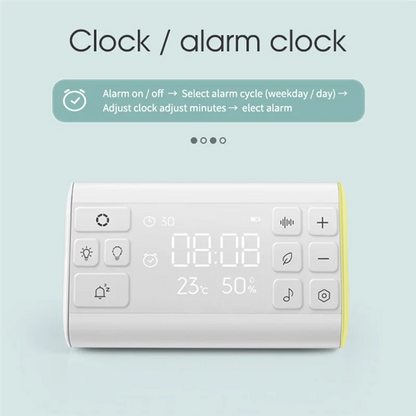 CABE-Private Model White Noise Machine Sleep Aid White Noise Breathing Light White Noise Alarm Clock Sleep Aid