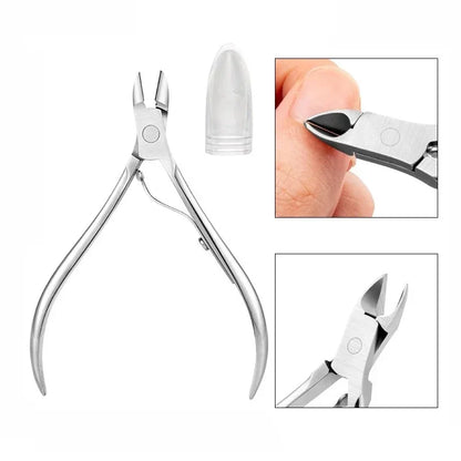 Professional Nail Cuticle Scissor Stainless Steel Gold Silver Dead Skin Exfoliating Clipper Clean Nails Art Tool Manicure Salon