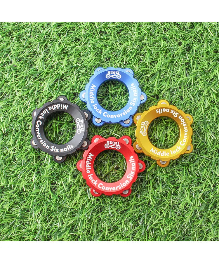 MUQZI Center-Lock Hubs To 6-Bolt Disc Brake Rotor Adapter Hubs Centerlock Converting Mount Adapter