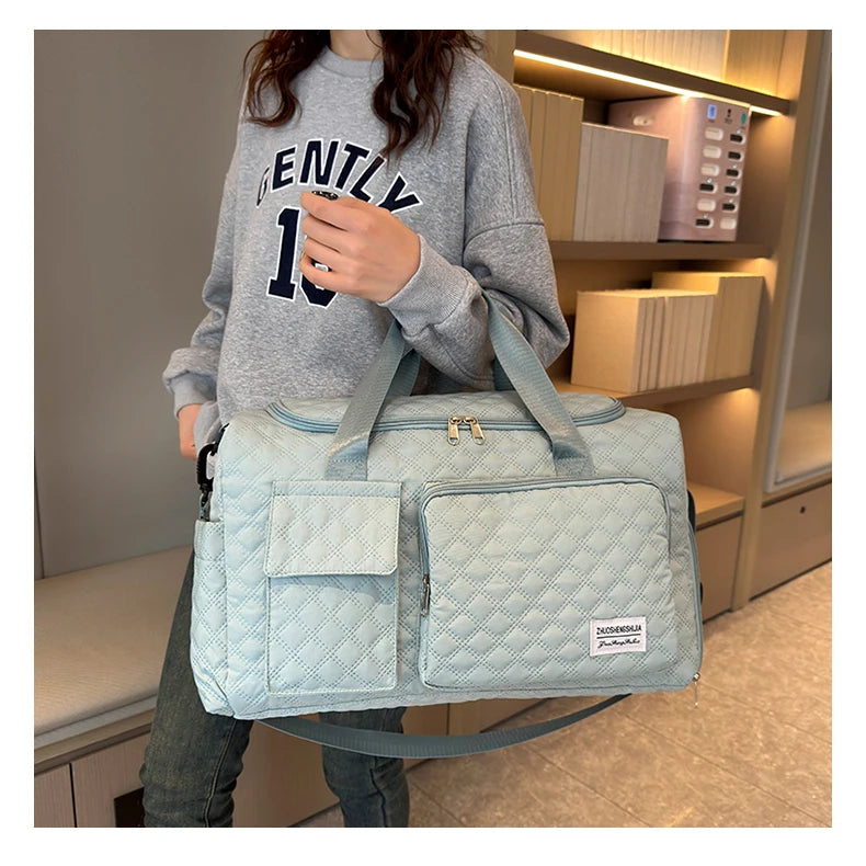 Fashion Travel Bag Handbags Large Capacity Carry On Luggage Bags Men Women Shoulder Outdoor Tote Waterproof Sport Gym Bag