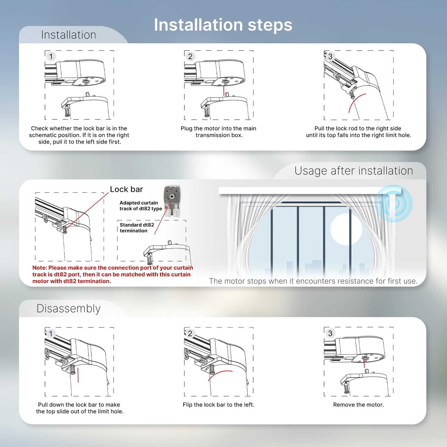 Smart Curtain Motor Electric WiFi and Zigbee Curtain Opener Remote Control For Curtain Track  Compatible with Alexa
