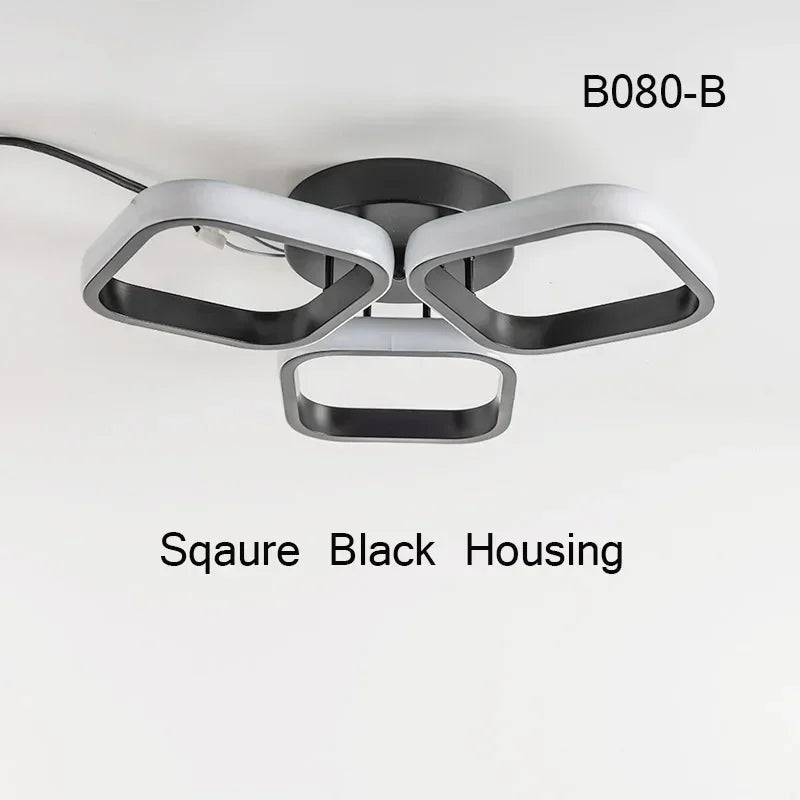 LED Ceiling Light Modern 3 Rings Ceiling Lamp for Bedroom Living Room Bathroom Entrance Corridor Ceiling Kitchen Lighting