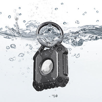 Waterproof Airtag Keychain Holder Case,Screw Full Cover Compatible with Apple AirTag Tracker Key Ring