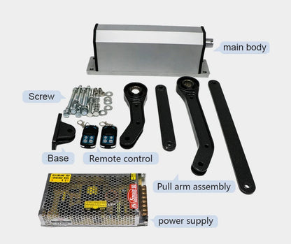 Popular Small Electric Swing Automatic Door Closer No Need Hand Side Mount Garage Door Opener For Home Courtyard Or Community