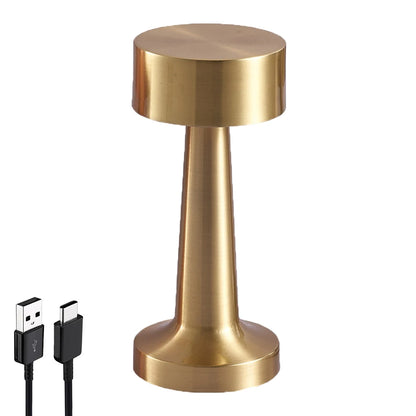 LED Touch Table Lamp Desktop Night Light Rechargeable Cordless Decor Lamp for Restaurant Hotel Bar Bedroom Bedside Light Lamp