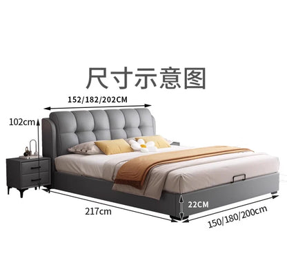 Organizer New Chinese Bed Massage Frame Double French Nordic Beds Cheap Aesthetics Fashionable Designer Wood Muebles Furniture