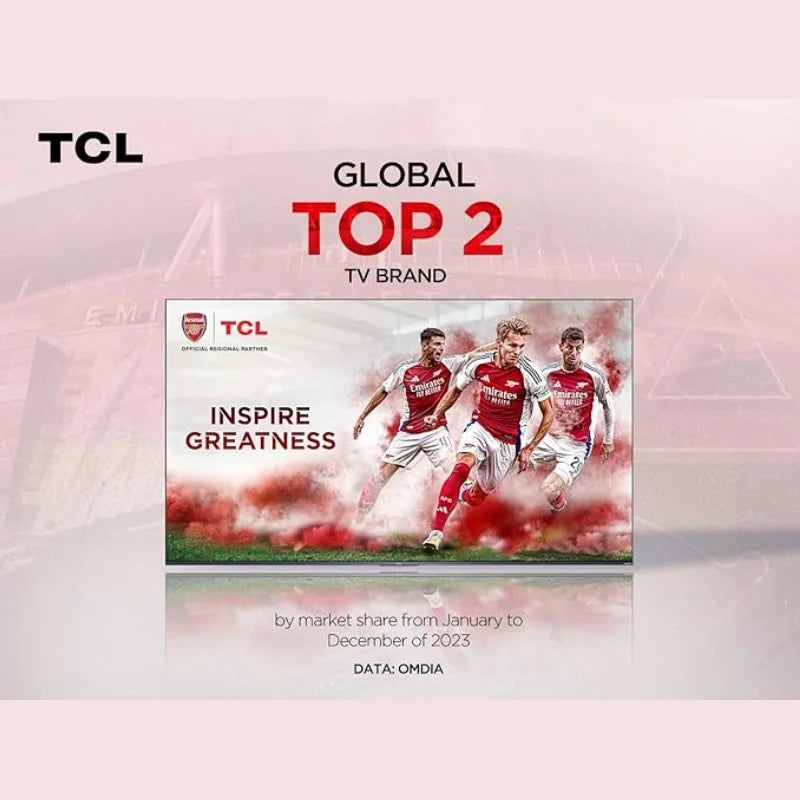 TCL 43RC650K 43-inch QLED Pro Television, 4K Ultra HD, Roku TV ，43RC650K