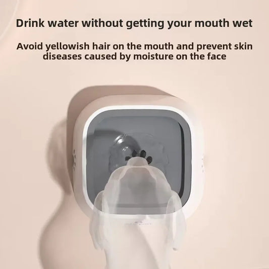 Pet bowl Dog water bowl Non-wet mouth floating bowl anti-spill cat water dispenser anti-splash dog bowl