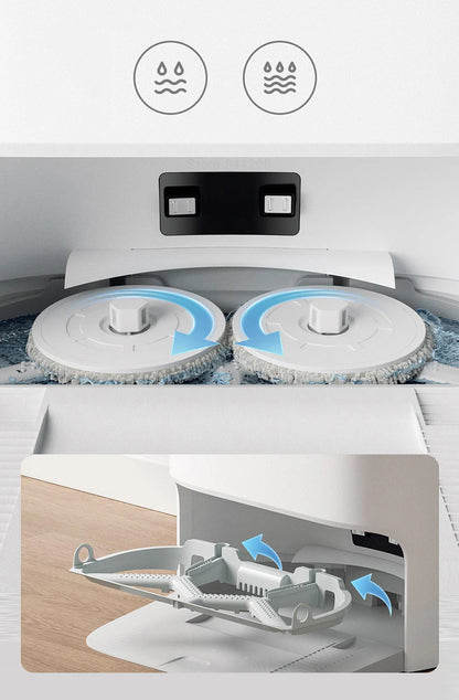 XIAOMI MIJIA Self Robot Vacuum Cleaners Mop 2 Smart Home Sweeping High Speed Rotary Scrubbing 5000PA Cyclone Suction LDS Laser