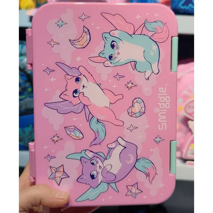 Genuine Australia Smiggle Children Study Stationery Student Kawaii Sunflower Lunch Box Anime Student Gift