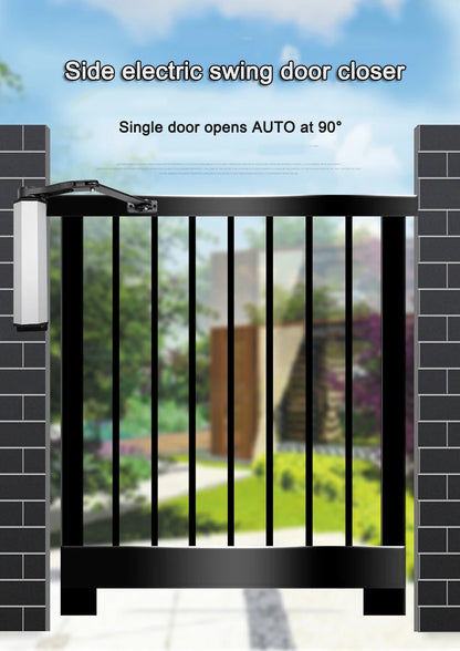 Popular Small Electric Swing Automatic Door Closer No Need Hand Side Mount Garage Door Opener For Home Courtyard Or Community