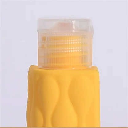 RALCA-Silicone Travel Bottles Set Leak Proof Squeezable Containers For Toiletries Shampoo Travel Essentials