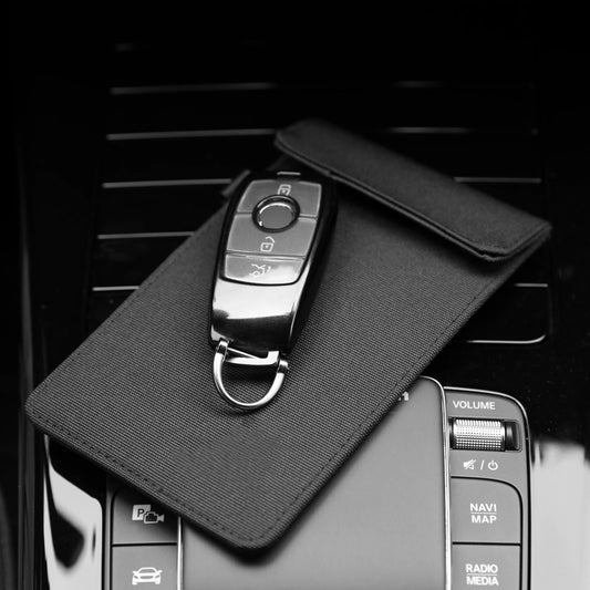 Anti-Theft RFID Blocking Faraday Bag for Car Keys and Cell Phone