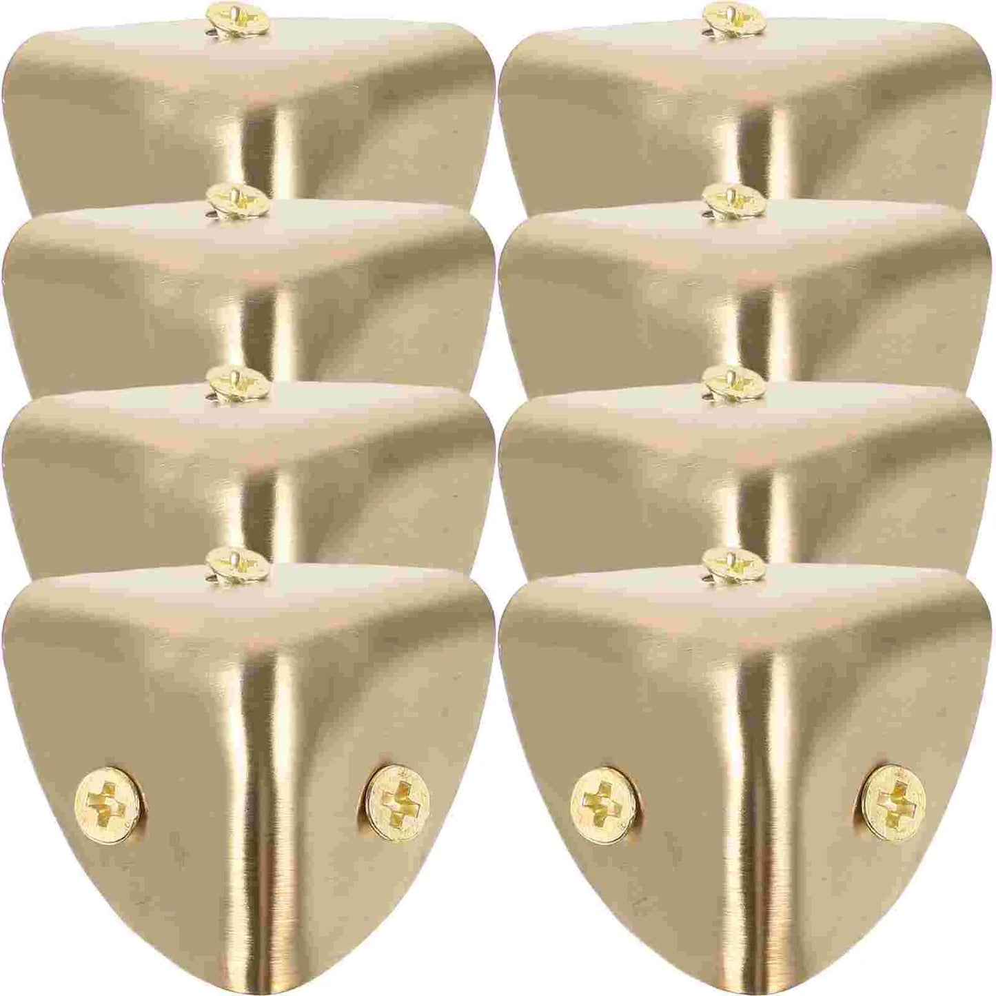 8 Pcs Wooden Box Corner Edges Guard Guards Furniture Jewelry Box Corner Protectorss for Stainless Steel Table Protection