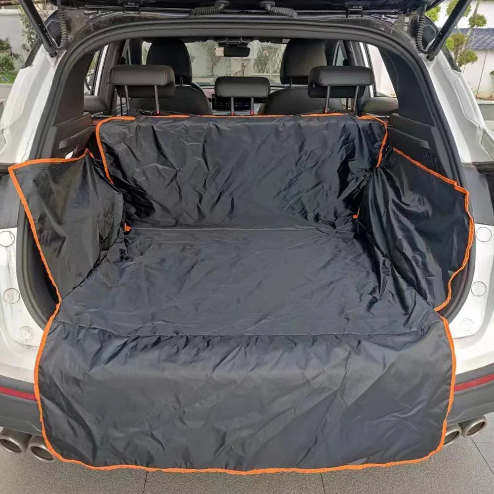 Universal Waterproof SUV Cargo Liner Trunk Seat Cover Anti slip and fouling Removable Washable Car Interior Protection Accessory