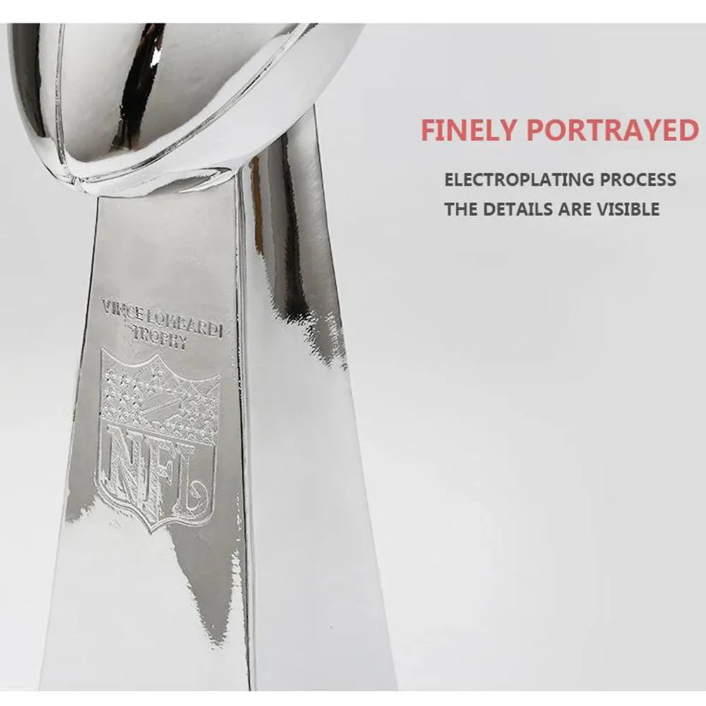 American Football Cup Fan Supplies Rugby Trophy Handicraft For Sports Super Cup Sports Competition Resin Trophy