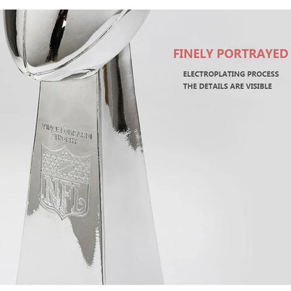 American Football Cup Fan Supplies Rugby Trophy Handicraft For Sports Super Cup Sports Competition Resin Trophy