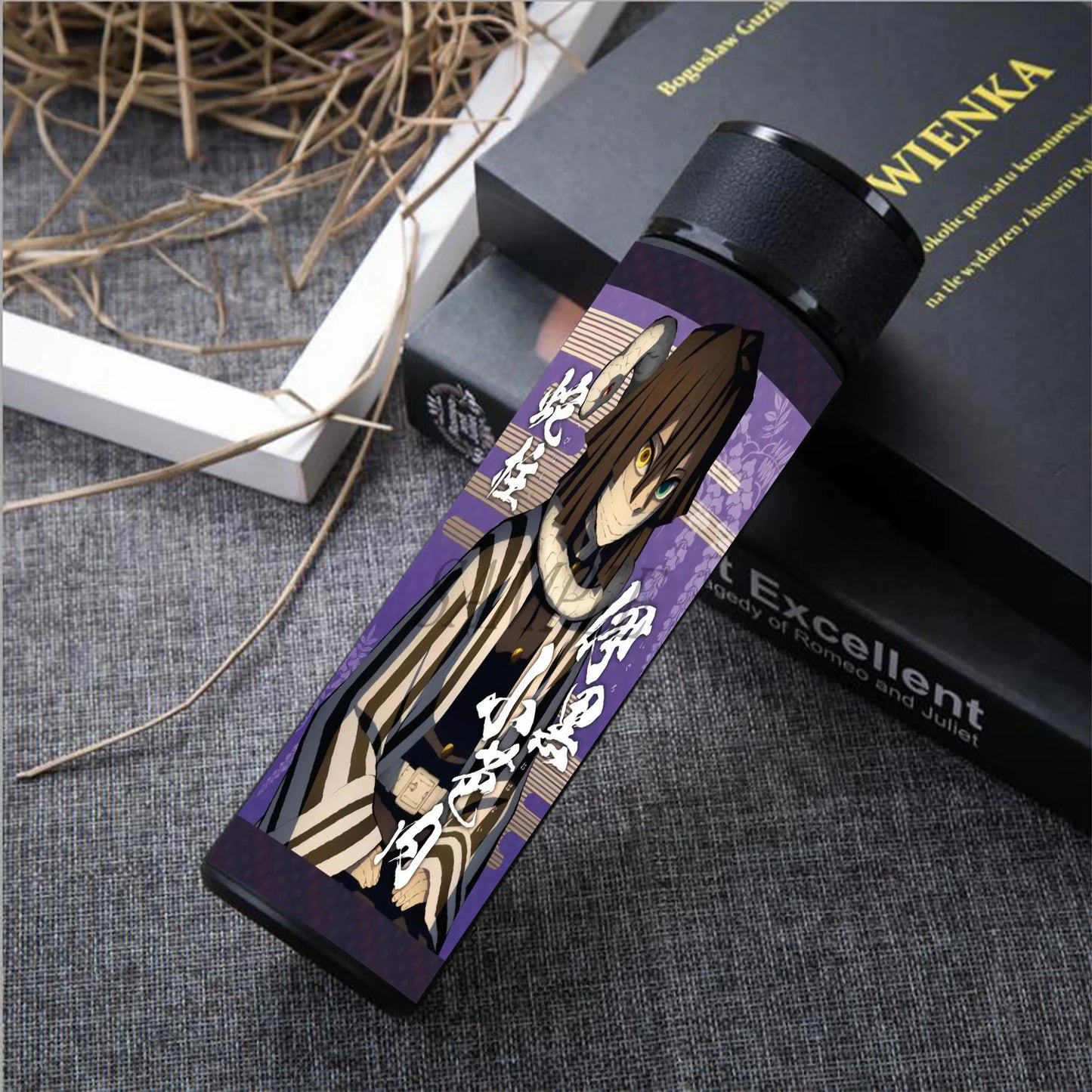 Anime Demon Slayer Kimetsu Vacuum Cup 304 Stainless Steel Thermos Vacuum Flask Water Bottle Gift