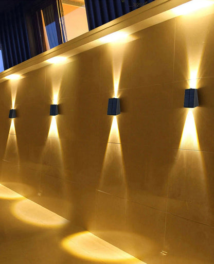 LED Solar Lights Outdoor Solar Powered Wall Lamp Waterproof Outdoor Garden Decorations Sunlight for Street Balcony Villa Lamp