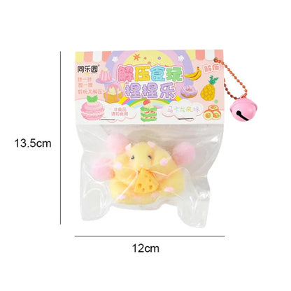 Random 1PC Pink White Capybara Squeezing Toys Squishy Toys Capybara Stress Relief Toys Pinch Stretch Decompress Stress Toys