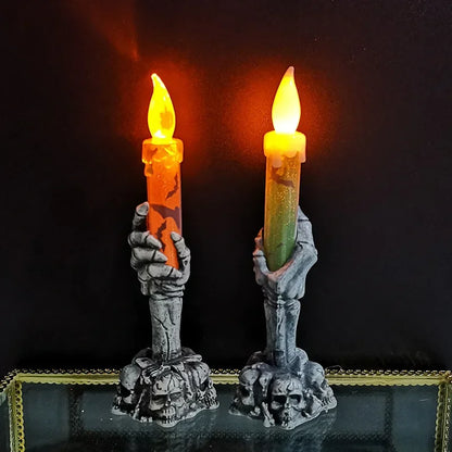 Skeleton Ghost Party Candle Pumpkin Party Haunted House Happy Party Home Decoration