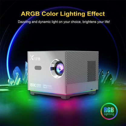 Portable Projector Wifi Bluetooth Led Smart Voice Remote Control Digital Projector Full HD 1080P Projector 4k Game Projectors