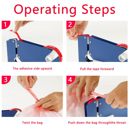 New Metal Bag Sealer Portable Bag Sealer Taper Dispenser with Trimmer Cutter Sealing Machine for Home Kitchen Outdoor Picnic