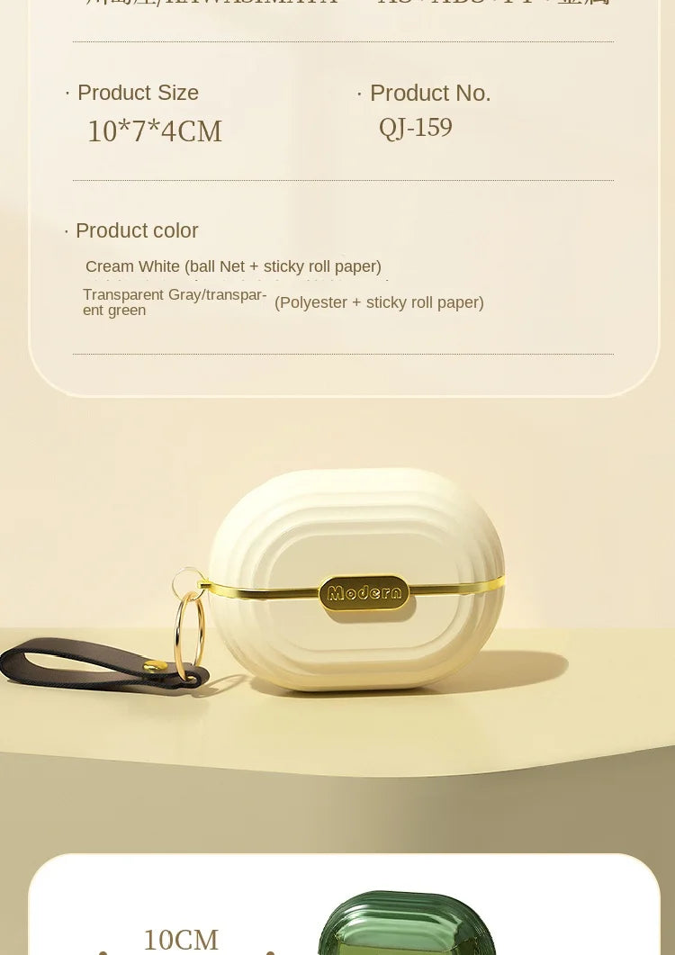 Mini Portable Lint Applicator Roller Can Be Torn To Replace Paper on The Body Stained Clothes Hair Removal Device