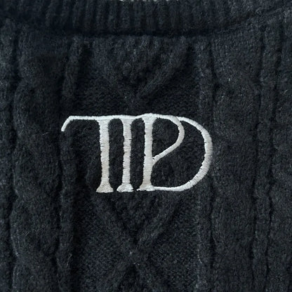 Butterfly Knitted Cardigan Women Dark Green Cardigans with Embroidery Winter Letter Patch Oversized Sweaters Tops Folklore Girl