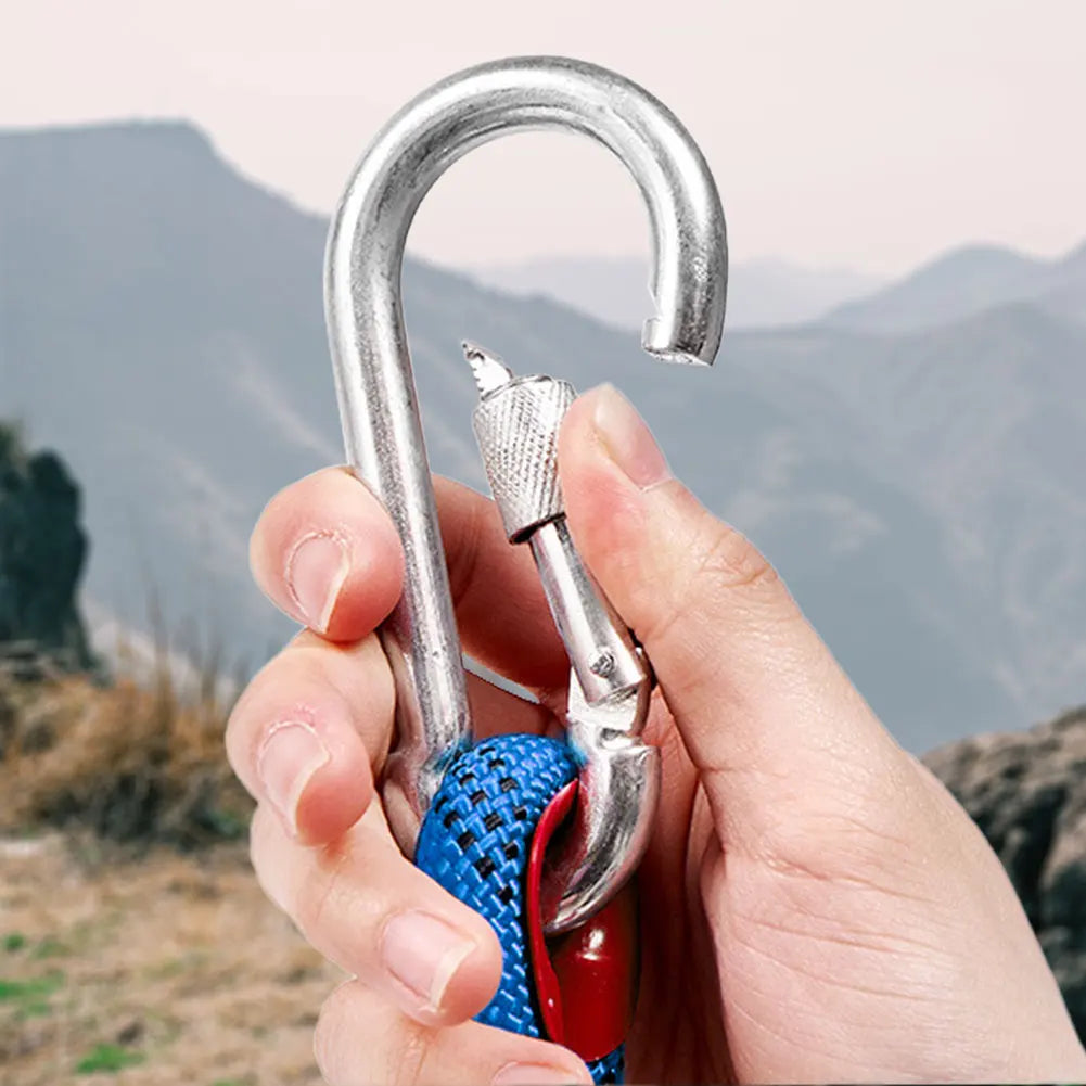 10mm Rock Climbing Rope 10M/20M/30M Outdoor Static Rapelling Rope for Fire Rescue Safety Escape Tree Climbing for Outdoor Sports