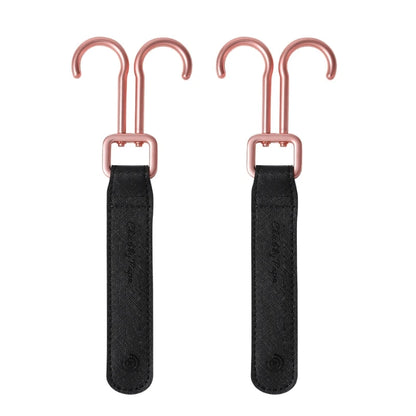 2pcs/pair Baby Strollers Hook Double Hook Organiser Hangers with 360 Rotation for Bags Diaper Milk Bottle & Accessories A2UB