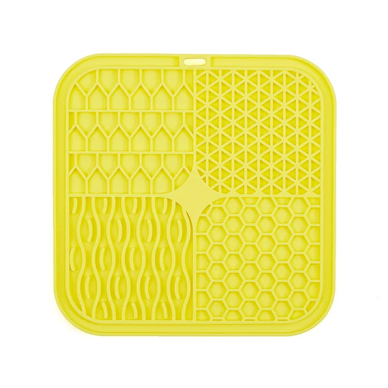 Pet Licking Tray Cats and Dogs Slow Food Licking Tray Anti-choking Food Grade Silicone Sucker Pet Suppliespet Suppl Item Type