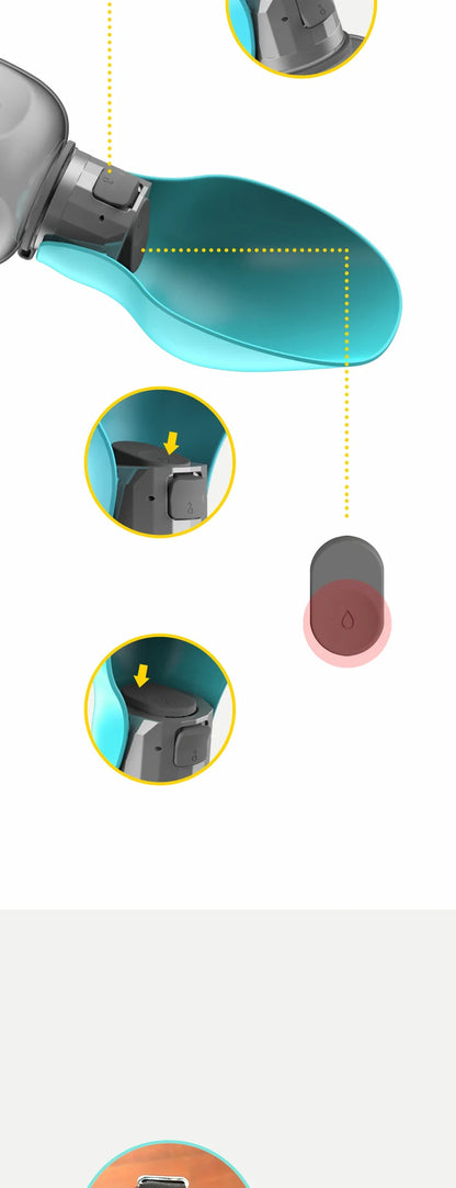 Big Dog Water Bottle Travel Portable Water Dispenser For Small Medium Large Dogs Pet Drinking Bowls Labrador Feeder Supplies