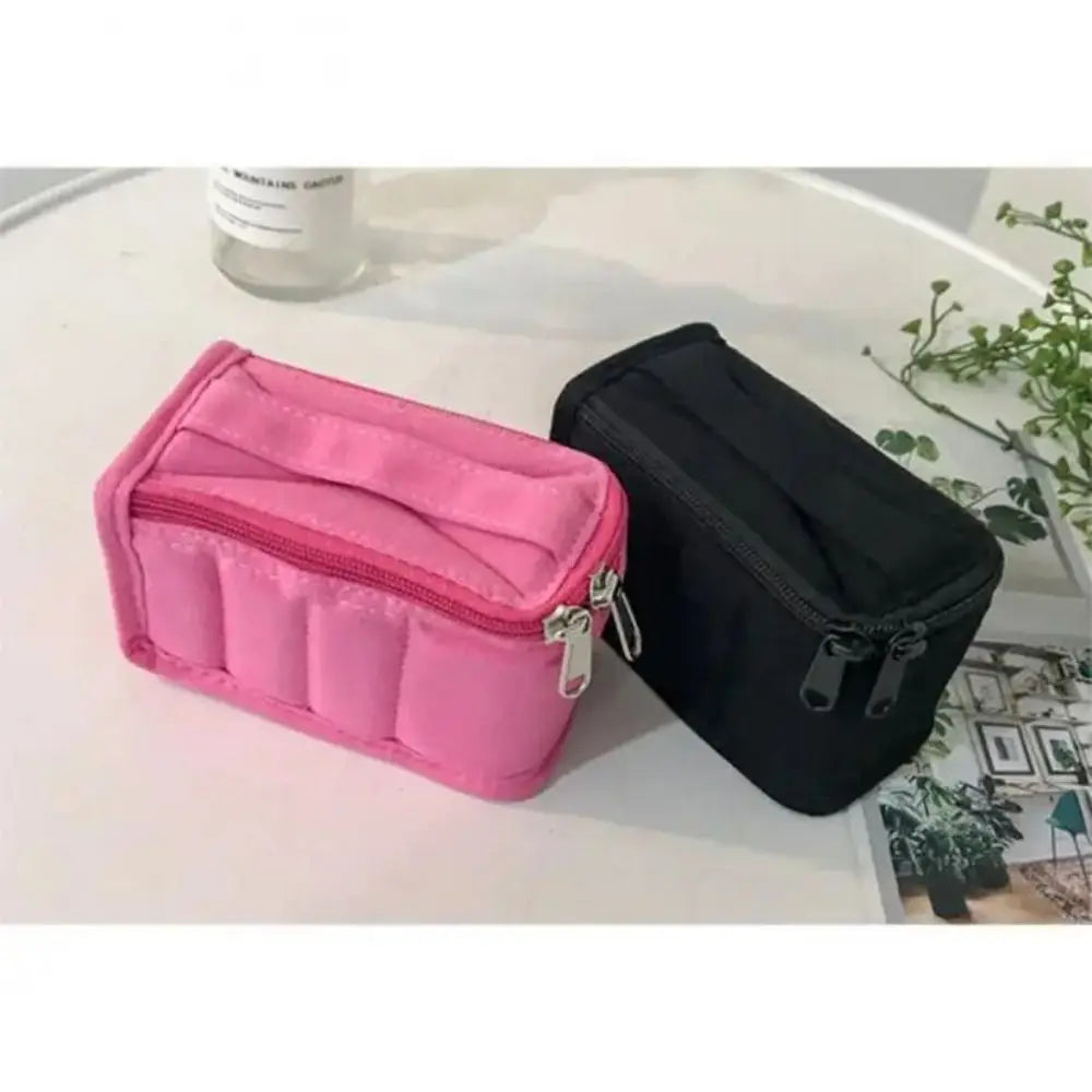 8-Grid Essential Oils Carry Case Moisture-proof Shockproof Cosmetic Organizer Box Handle Convenient Essential Oils Container