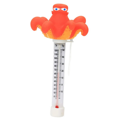 Floating swimming pool thermometer, pool accessories, pond thermometer for