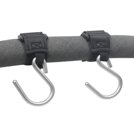 S Shape Baby Stroller Hooks Solid Color Cart Organizer Hanging Hook Stroller Accessories Cartoon Stroller Accessories Bicycle